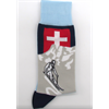 Herrensocken Skifahrer blau 40-46