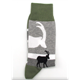 Herrensocken Steinbock grün 40-46