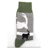 Herrensocken Steinbock grün 40-46