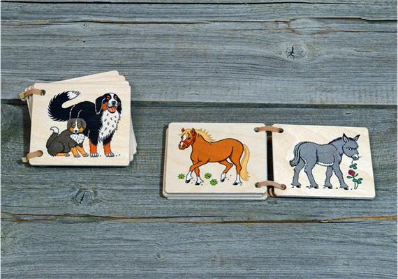 Holzbilderbuch Bauernhoftiere Holzbilderbuch Bauernhoftiere