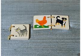 Holzbilderbuch Haustiere mini