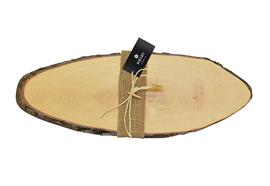 Holzbrett oval 30x15 cm