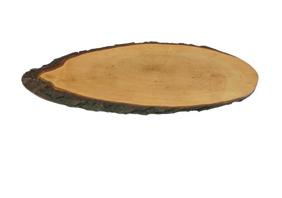 Holzbrett oval 50x21 cm