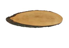Holzbrett oval 50x21 cm