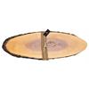Holzbrett oval 70x26 cm