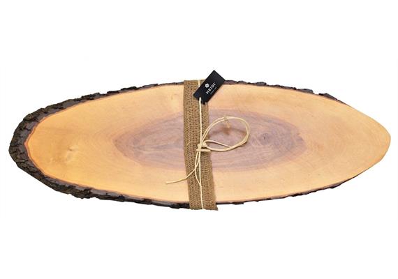 Holzbrett oval 70x26 cm