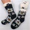 Hüttensocken marine Edelweiss