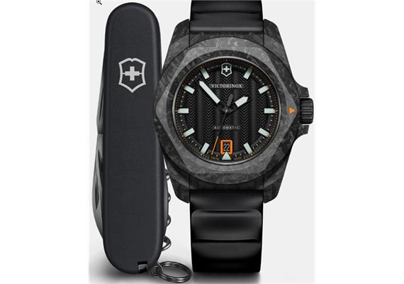 I.N.O.X. Auto 41, BLK, BLK dial, BLK rubber str