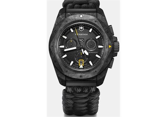 I.N.O.X. Chrono 43, BLK, BLK dial, BLK paracord st I.N.O.X. Chrono 43, BLK, BLK dial, BLK paracord st