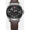 Journey 1884 43, SIR, BLK dial, BRN leather str