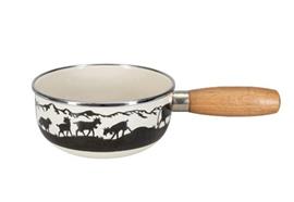 Käsefondue - Caquelon "Alpweide", Emaille, 16cmØ ivory