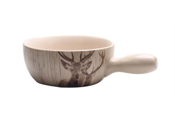 Käsefondue-Caquelon Hirsch 22 cm weiss Käsefondue-Caquelon Hirsch 22 cm weiss