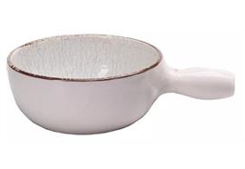 Käsefondue-Caquelon Porto weiss-grün Ø 22 cm