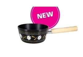 Käsefondue - Caquelon "Stella", Aluguss mit Bakelitgriff