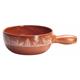 Käsefondue - Caquelon, Terracotta,"Waldwelt"Ø22cm