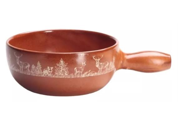 Käsefondue - Caquelon, Terracotta,"Waldwelt"Ø22cm Käsefondue - Caquelon, Terracotta,"Waldwelt"Ø22cm
