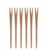 Käsefondue Gabel "Party-Sticks", 6 Stück, 0.5 x 2 x 27 cm, holz