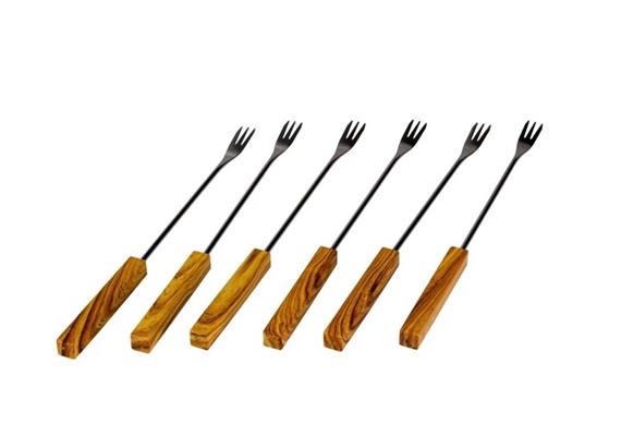 Käsefondue - Gabeln "Pure", Kunststoff PP Griff 6Stk
