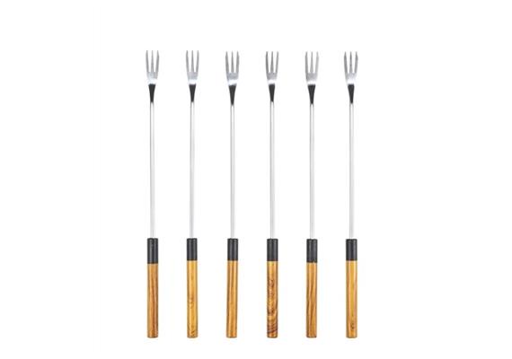 Käsefondue - Gabeln "Slim", Kunststoff PP Griff, 6 Stück