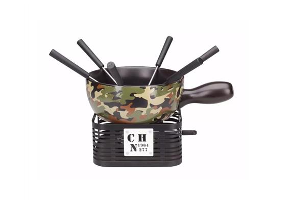 Käsefondue Set Military 20 x 34 x 19 cm grün Käsefondue Set Military 20 x 34 x 19 cm grün