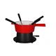 Käsefondue-Set Tradition 7-teilig rot