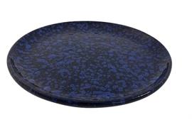 Käsefondue - Teller "Porto", Terracotta,nachtblau, Ø 20 cm