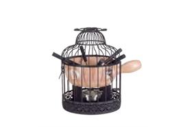 Käsefondueset "Vogelkäfig" 10teilig schwarz