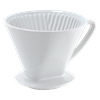 Kaffeefilter Grösse 4 Keramik weiss ø 14x10.5 cm cilio