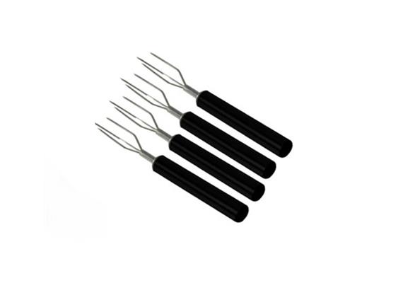 Kartoffelgabeln, kunststoffgriff, schwarz, 6 Stk Kartoffelgabeln, kunststoffgriff, schwarz, 6 Stk