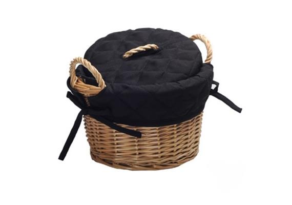 Kartoffelkorb "Elegance", schwarz, rund, 23 x 23cm Kartoffelkorb "Elegance", schwarz, rund, 23 x 23cm