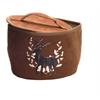 Kartoffelkorb Hirsch braun 21 x 21 x 14 cm