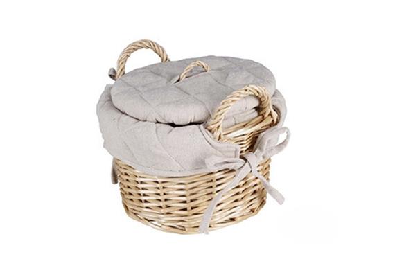 Kartoffelkorb, Rund mit Deckel "Norway", Ø 23 cm Kartoffelkorb, Rund mit Deckel "Norway", Ø 23 cm