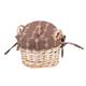Kartoffelkorb "Sennenlook" braun