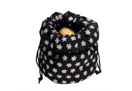 Kartoffeltasche Edelweiss schwarz