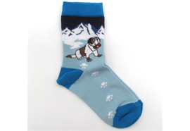 Kindersocken Bernhardiner blau 31-35