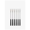 Kisag Fonduegbel black 6er Set