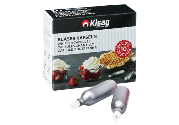 Kisag Rahmbläserkapseln 10 er