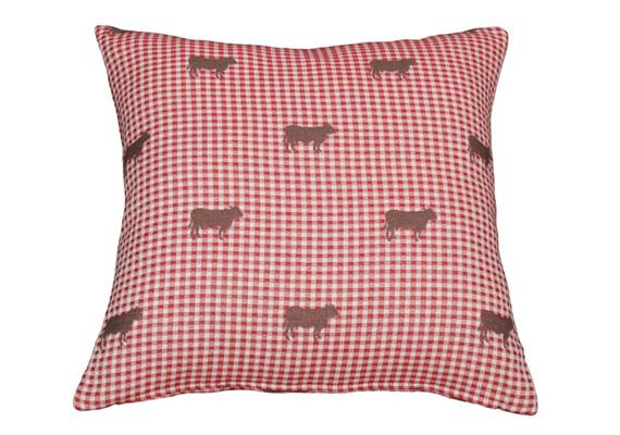 Kissen Bella rot 45x45cm Kissen Bella rot 45x45cm