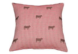 Kissen Bella rot 45x45cm