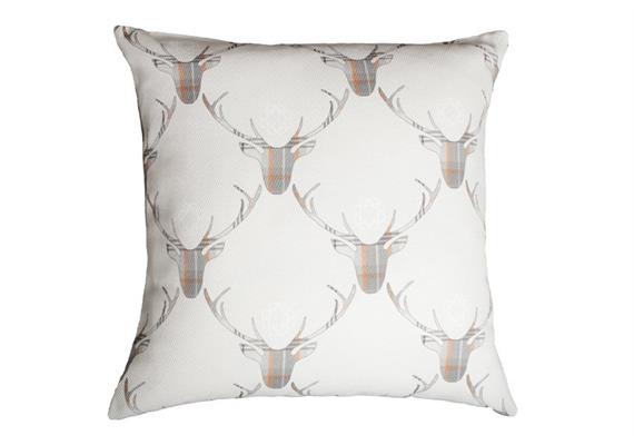 Kissen Hirsch grau 40x40cm Kissen Hirsch grau 40x40cm