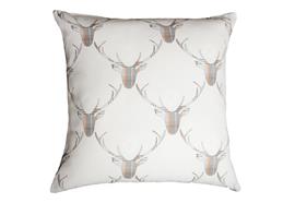 Kissen Hirsch grau 40x40cm