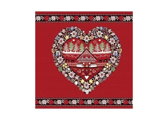 Kissenbezug 45 x 45 cm Plagne rouge