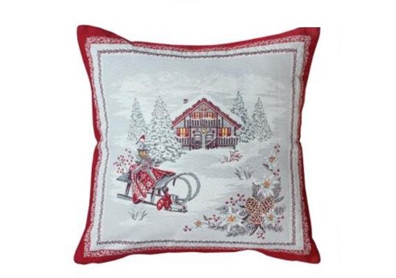 Kissenbezug 45 x 45 cm Savoie rouge