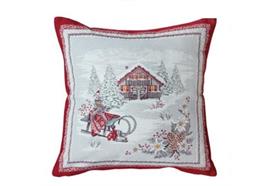 Kissenbezug 45 x 45 cm Savoie rouge