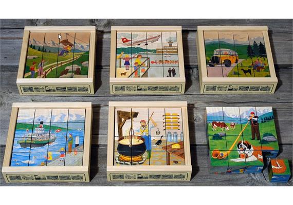 Klötzlipuzzle Swiss 16-teilig Klötzlipuzzle Swiss 16-teilig