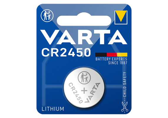 Knopfzellenbatterie CR2450 1Stk. varta Knopfzellenbatterie CR2450 1Stk. varta