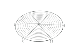 Kuchengitter ø 30 cm Metalex