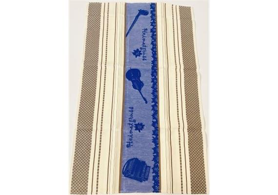 Küchentuch Heimatgruss blau 50x85 cm Küchentuch Heimatgruss blau 50x85 cm