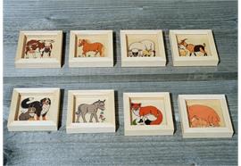 Kügelispiel Haustiere ,Holzspiel