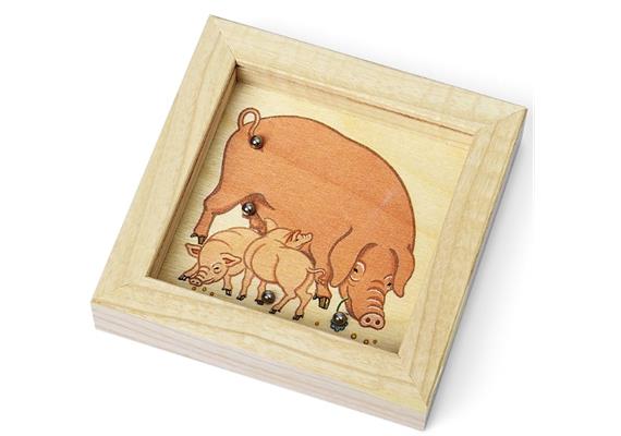 Kügelispiel Schwein ,Holzspiel